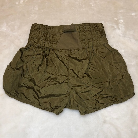 FP Movement Free People The Way Home Athletic Running Shorts Army Green Size SP - Picture 9 of 16